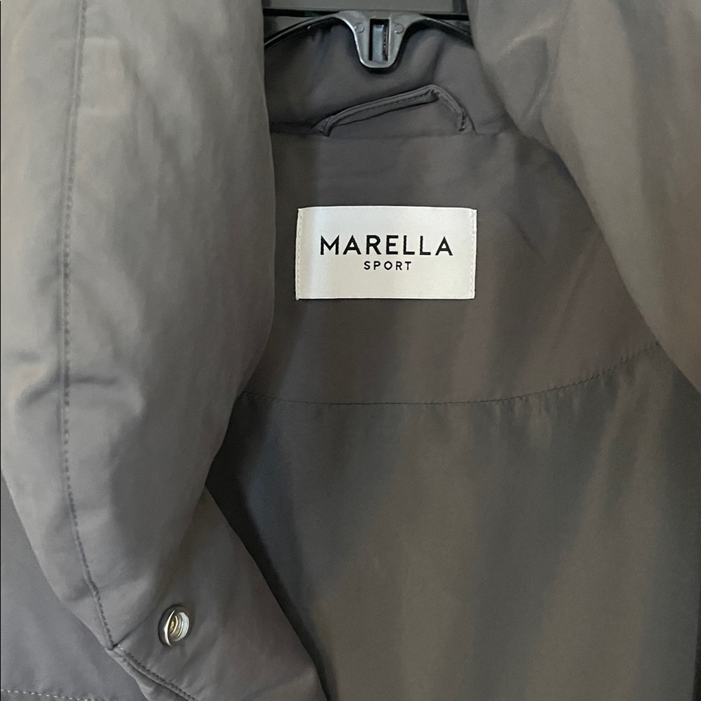 MARELLA Gray Puffer Jacket View 5